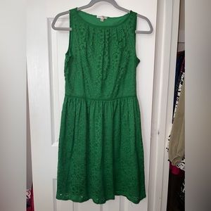 Max Studio Green Lace Dress, Size L